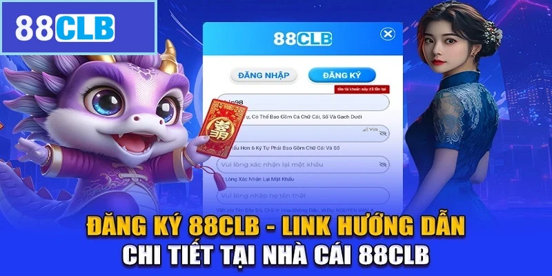 Nhắc nhở quý khách hàng lần đầu thao tác đăng ký 88CLB
